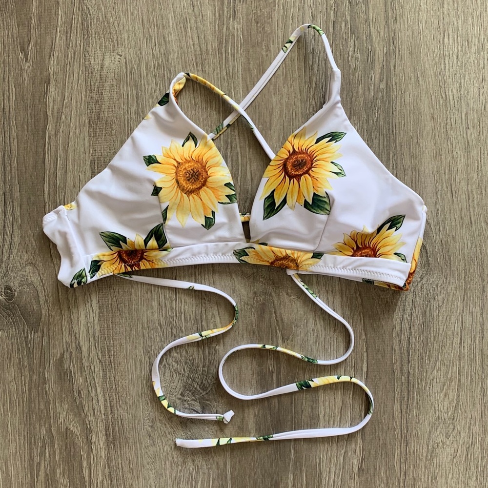 Sunflower Bikini Top